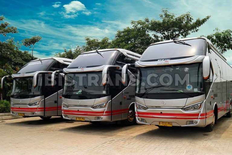 Sewa Bus Pariwisata White Horse Harga Murah Fasilitas Lengkap